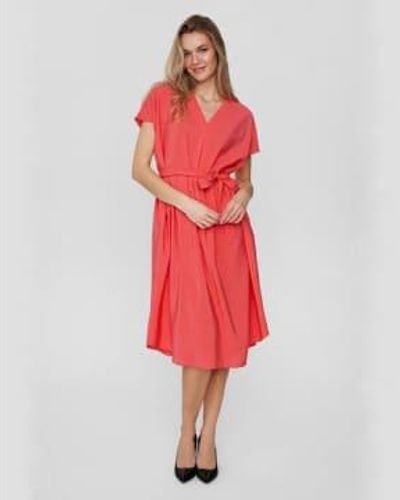 Numph Nuessy Dress - Rosso