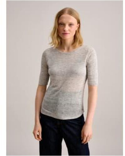Bellerose Camiseta lino 100% mares h gris