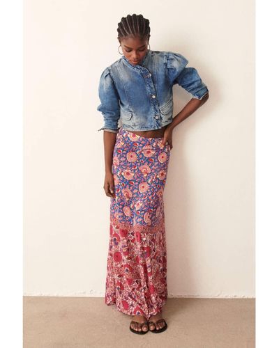 Ba&sh Https://www.trouva.com/it/products/baandsh-vanessa-skirt - Blu