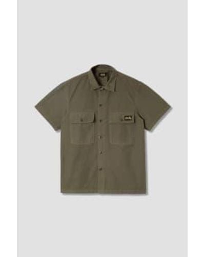Stan Ray Cpo Short Sleeve Shirt Ripstop - Verde