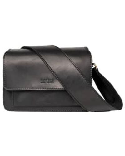O My Bag Harper Mini Leather - Black