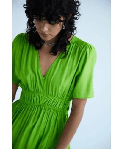 Ichi Quilla Greenery Dress - Verde