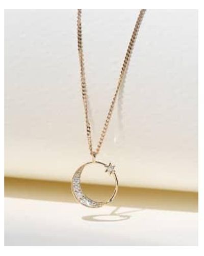 Zoe & Morgan Celestia Diamond Necklace One Size - Natural