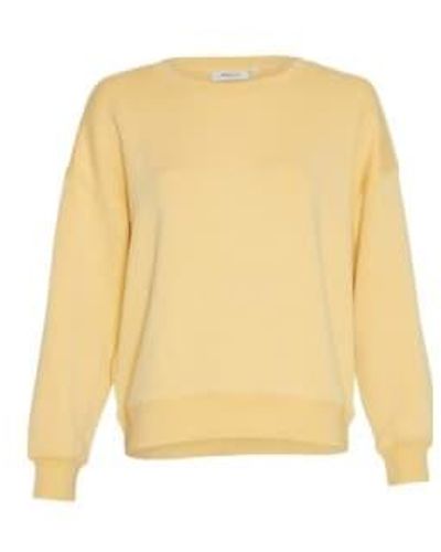 Moss Copenhagen Dalvina Ima Q Sweatshirt - Yellow