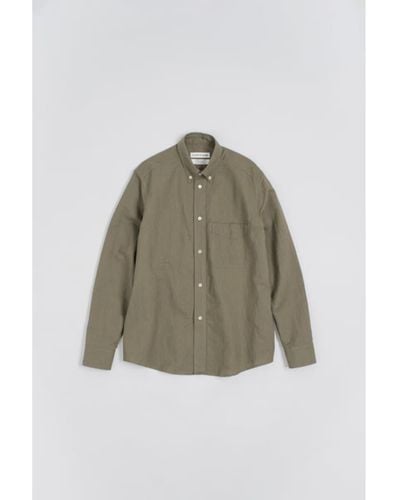 A Kind Of Guise Seaton Button Down Shirt Desert Sage - Green