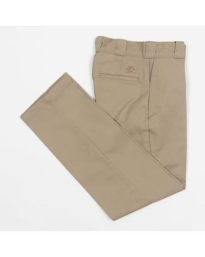 Dickies 874 Work Pant Trousers In Khaki - Neutro