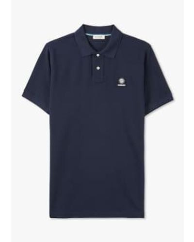 Sandbanks S Badge Logo Polo Shirt - Blue