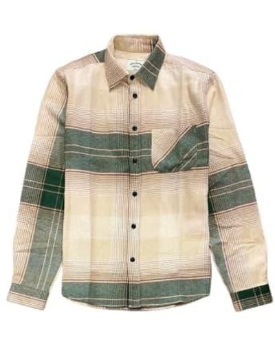 Portuguese Flannel Sequoia Shirt S - Natural