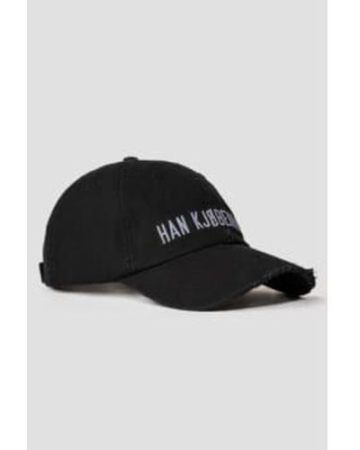 Han Kjobenhavn Delessed signature cap - Schwarz