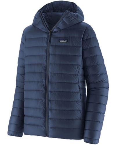 Patagonia Veste à capuche en duvet New Navy - Bleu