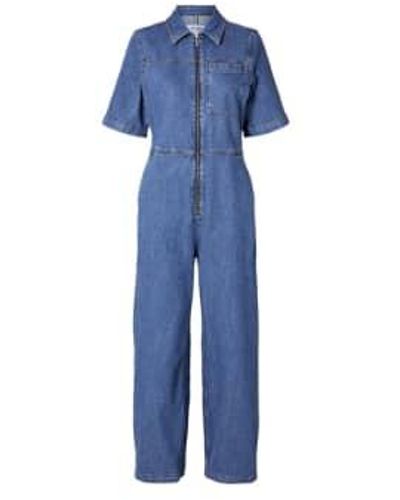 SELECTED Bella Jumpsuit - Blu