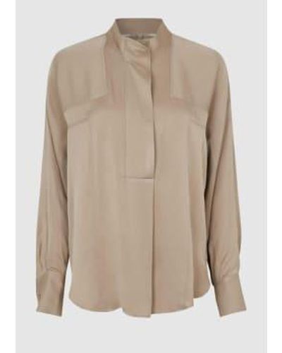 Second Female Poine Blouse Xs - Natural