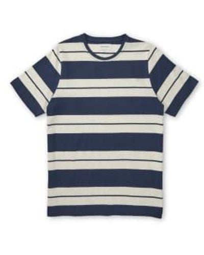 Oliver Spencer T-shirt conduit la marine - Bleu