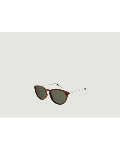 Gucci Tortoiseshell Sunglasses With Colored Lenses - Bianco