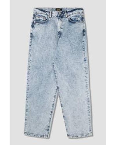 Stan Ray Pantalon Wide 5 Jean 90S Fade - Blu