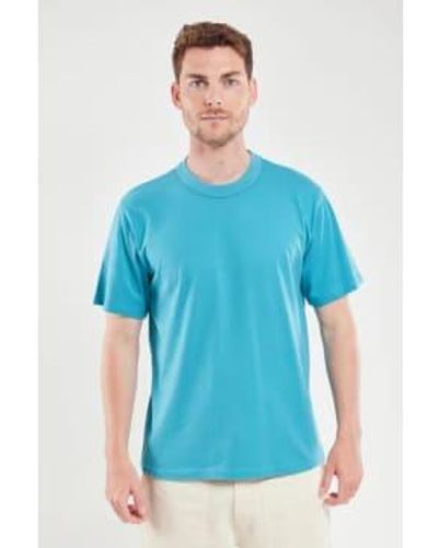 Armor Lux 72000 heritage t -shirt in pagodenblau