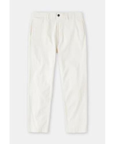 Closed Trousers Tacoma Tapered - White