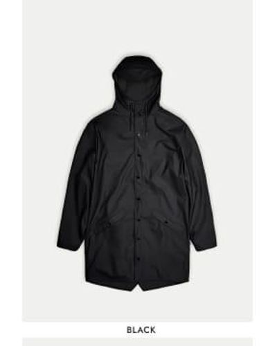 Rains Long Jacket Ash / L - Blue