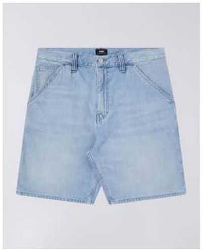 Edwin Bridger Denim Short Dad Wash 30 - Blue