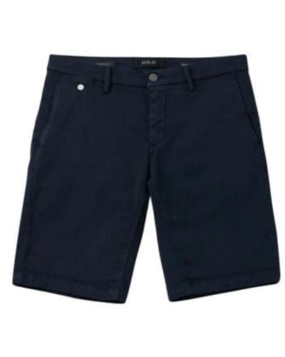 Replay Marine benni hyperflex chino shorts - Blau