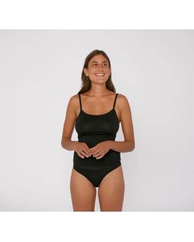 Organic Basics Lite singulet noir