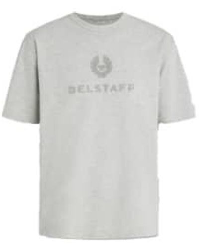 Belstaff T-shirt varsity old heather - Grau