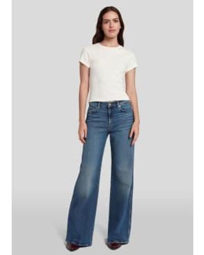 7 For All Mankind LOTTA Luxe Vintage Jeans - Blau