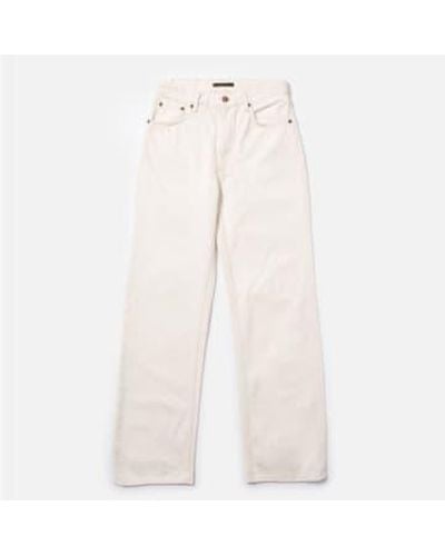 Nudie Jeans Limpiar jeans Eileen Limestone - Neutro