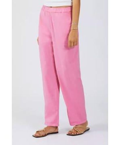 Reiko Paracaídas capri pantalones rosas