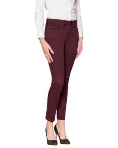 NYDJ Deep Currant Ami Skinny Legging M 38 Z 2021 - Rosso