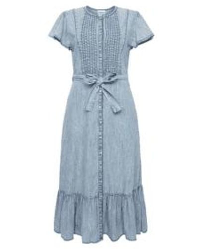 FRNCH Nolene Midi Dress - Blue