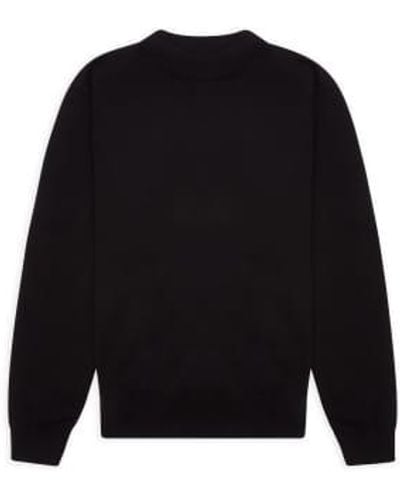 Burrows and Hare Mock Turtle Neck Xxl - Black