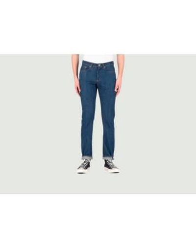 Naked & Famous Naked And Famous New Frontier Selvedge Weird Guy Jeans - Blu