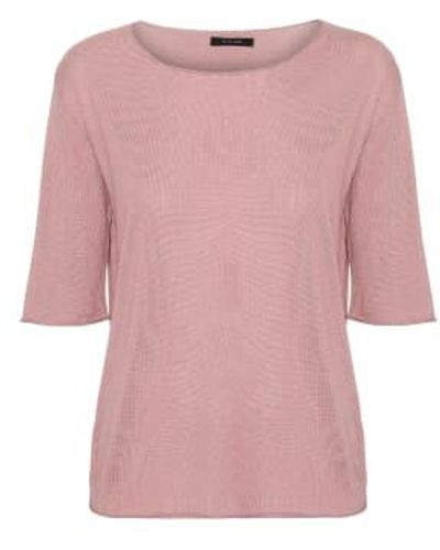 Oh Simple Blush Silk Cashmere Knit L - Pink