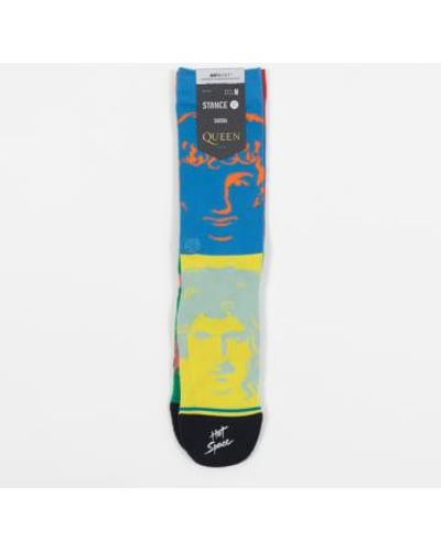 Stance Queen Collaboration Socks In Multi M - Blue