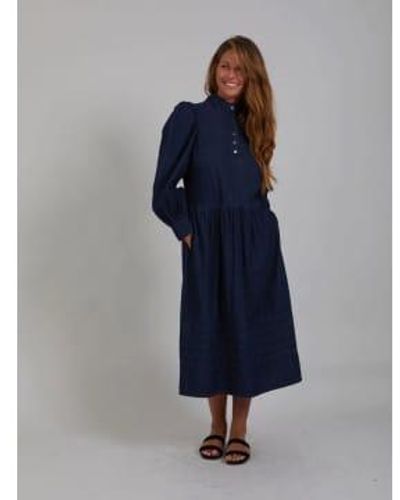 COSTER COPENHAGEN Long Shirt Dress - Blu