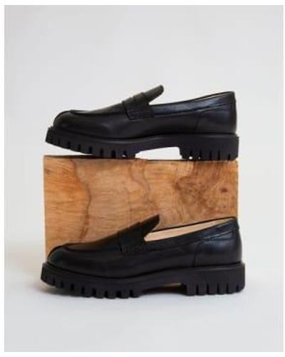 Beaumont Organic Aw22 Naples Loafer In - Nero