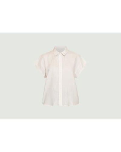 Knowledge Cotton Aster Shirt Xs - White