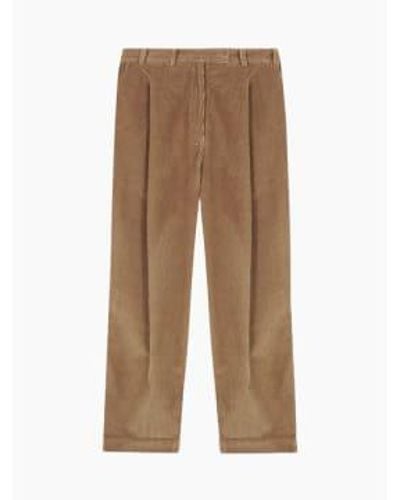 Cordera Cotton Corduroy Trousers Miel One Size - Brown