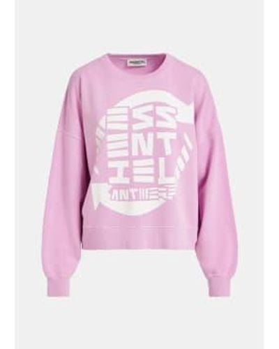 Essentiel Antwerp Lilac Faena Sweatshirt - Pink