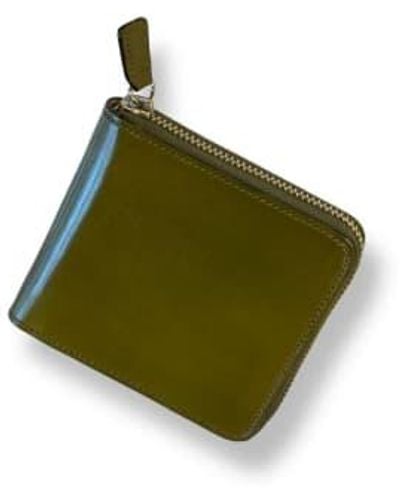 Il Bussetto Reißverschluss brieftasche 11-012 dunkelgrün
