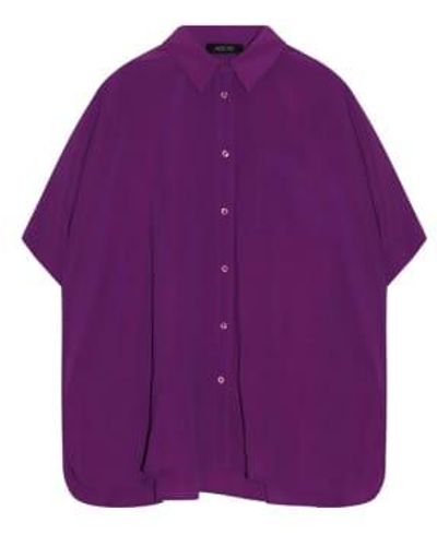 Cashmere Fashion Jadicted Bluse Xs / Schwarz - Purple