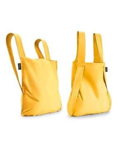 NOTABAG Shopper Backpack – Golden Cotton - Yellow