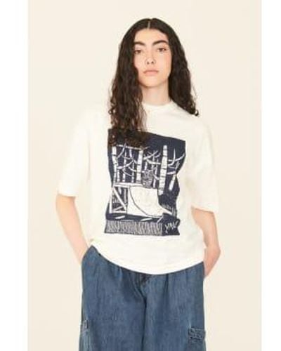 YMC Its Out There T Shirt - Bianco