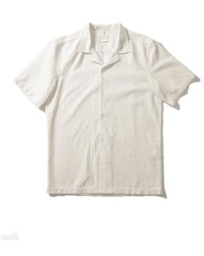 Edmmond Studios La chemise à manches coupe artisan - Blanc