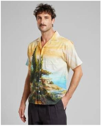 Dedicated Marstrand Shirt Oceanview S - Multicolor