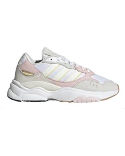 adidas Chaussures retropy f90 cloud /off /presque rose - Blanc