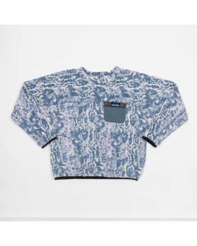 Kavu Sweat-shirt kelowna en bleu et blanc