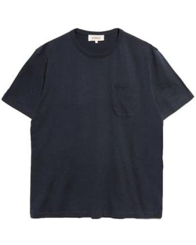 YMC Wild ones t-shirt marineblau