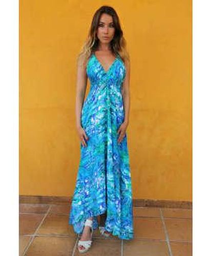 Sophia Alexia Glow Ibiza Dress - Blue